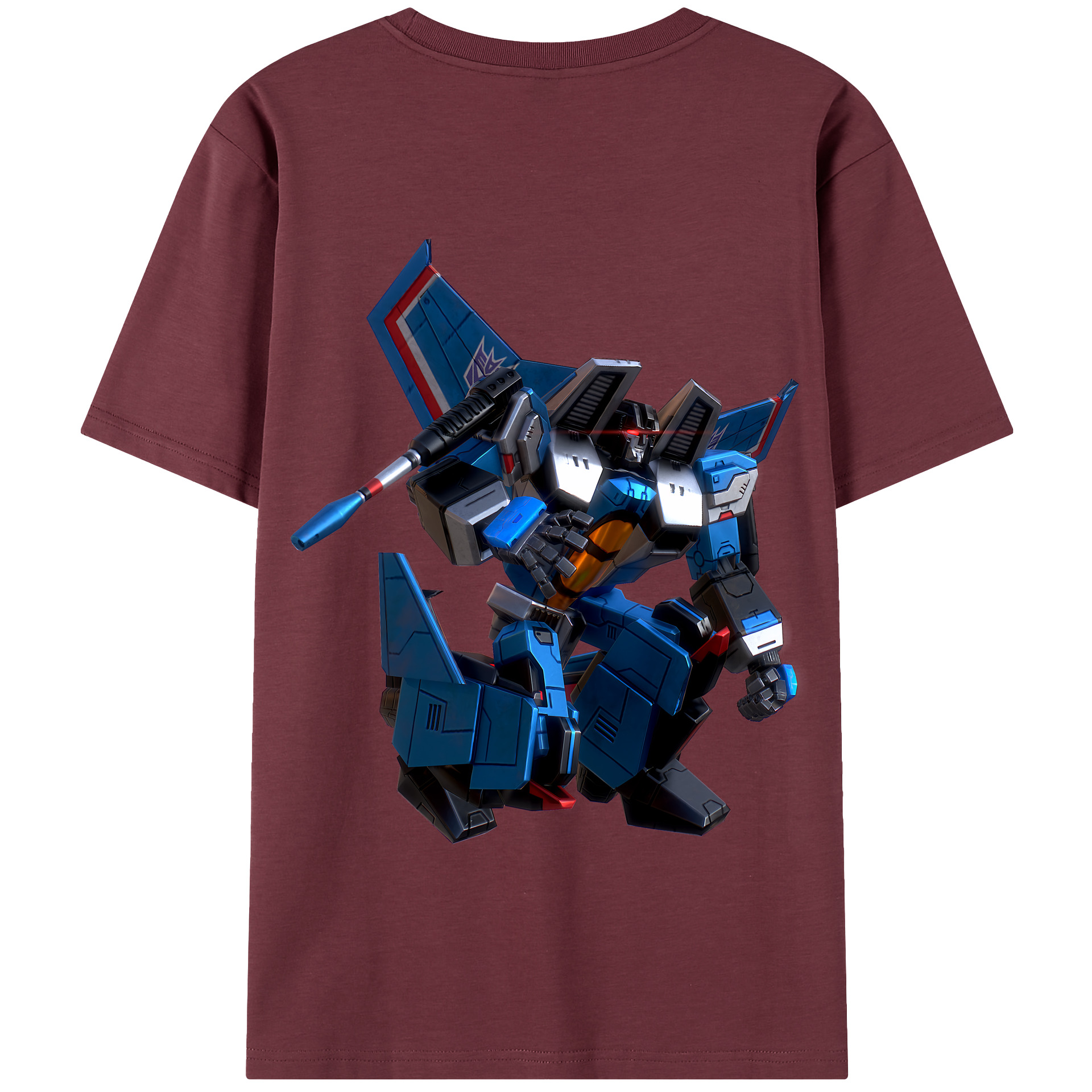（画像用） Transformers トランスフォーマー 綿100％半袖Tシャツ（背面プリント）